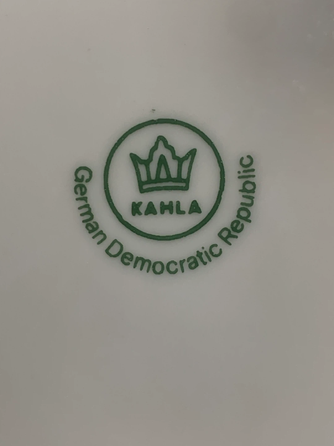KAHLA Plate East German GDR with Scenic Design - photo 2