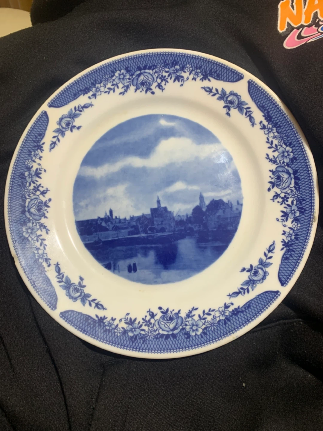 KAHLA Plate East German GDR with Scenic Design