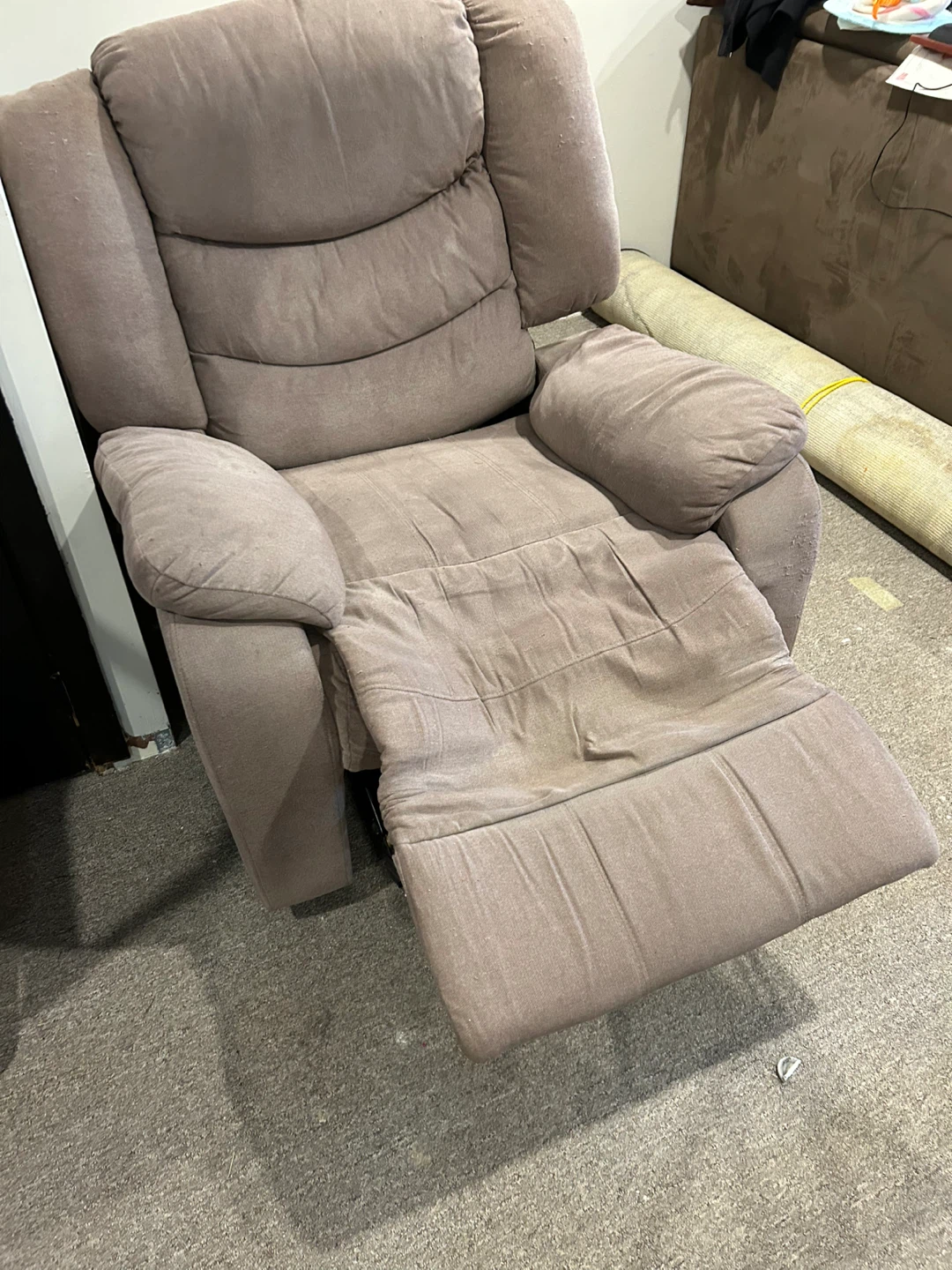 Power Brown Recliner Chair