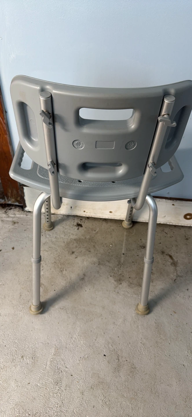 Guardian Aluminum Bath Seat with Back