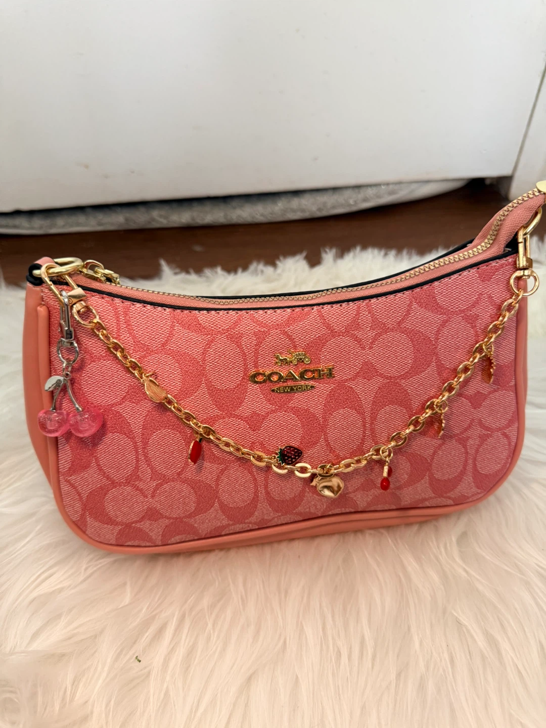 Pink coach bag - photo 2