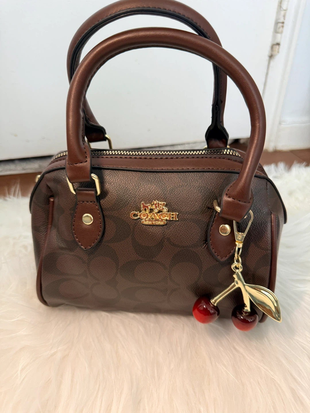 Coach brown purse