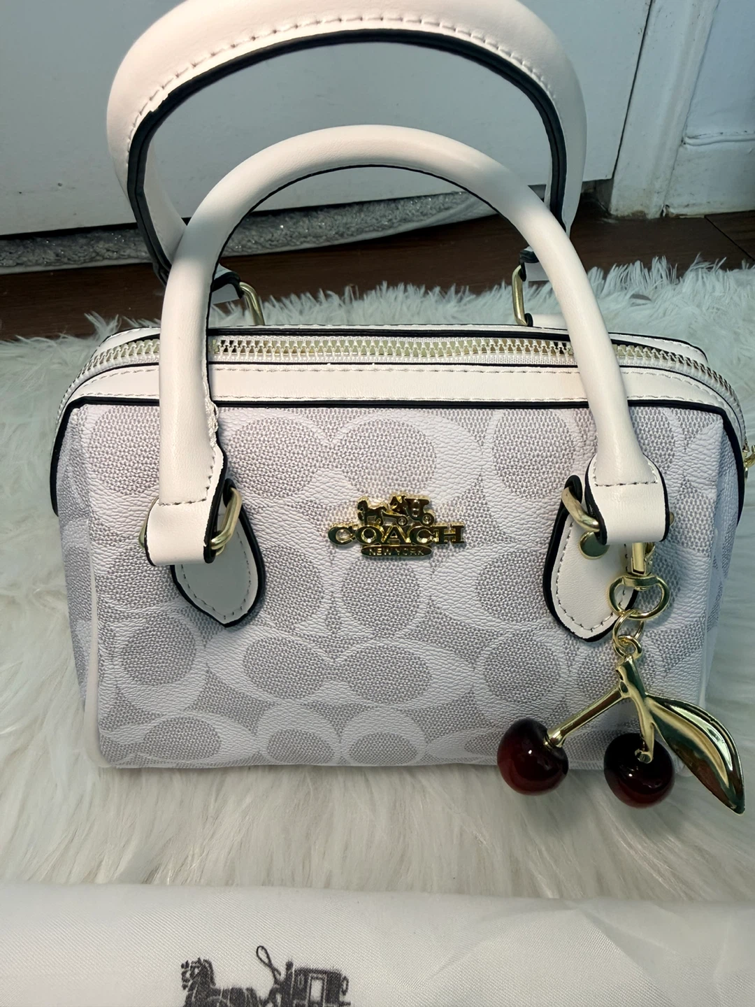White coach purse