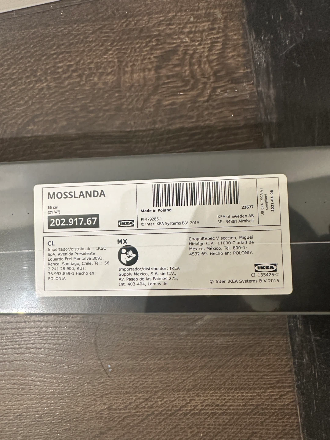 IKEA MOSSLANDA Picture Ledge 55 cm - photo 2