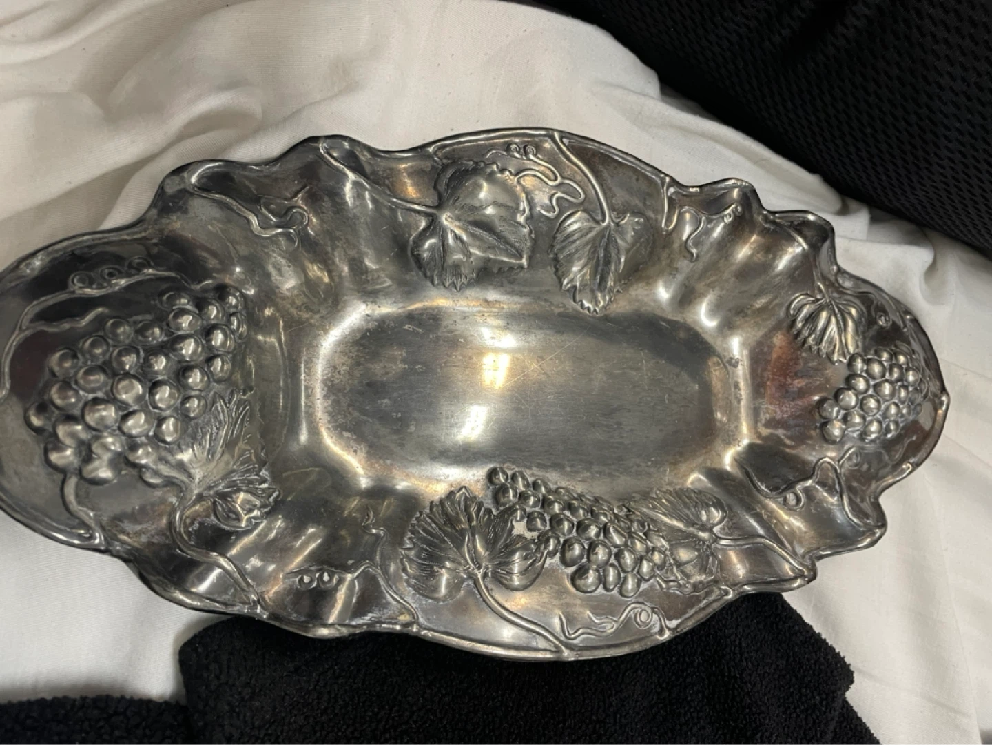 Vintagr P.A. Coon Silver MFG Co. quadruple plate dish