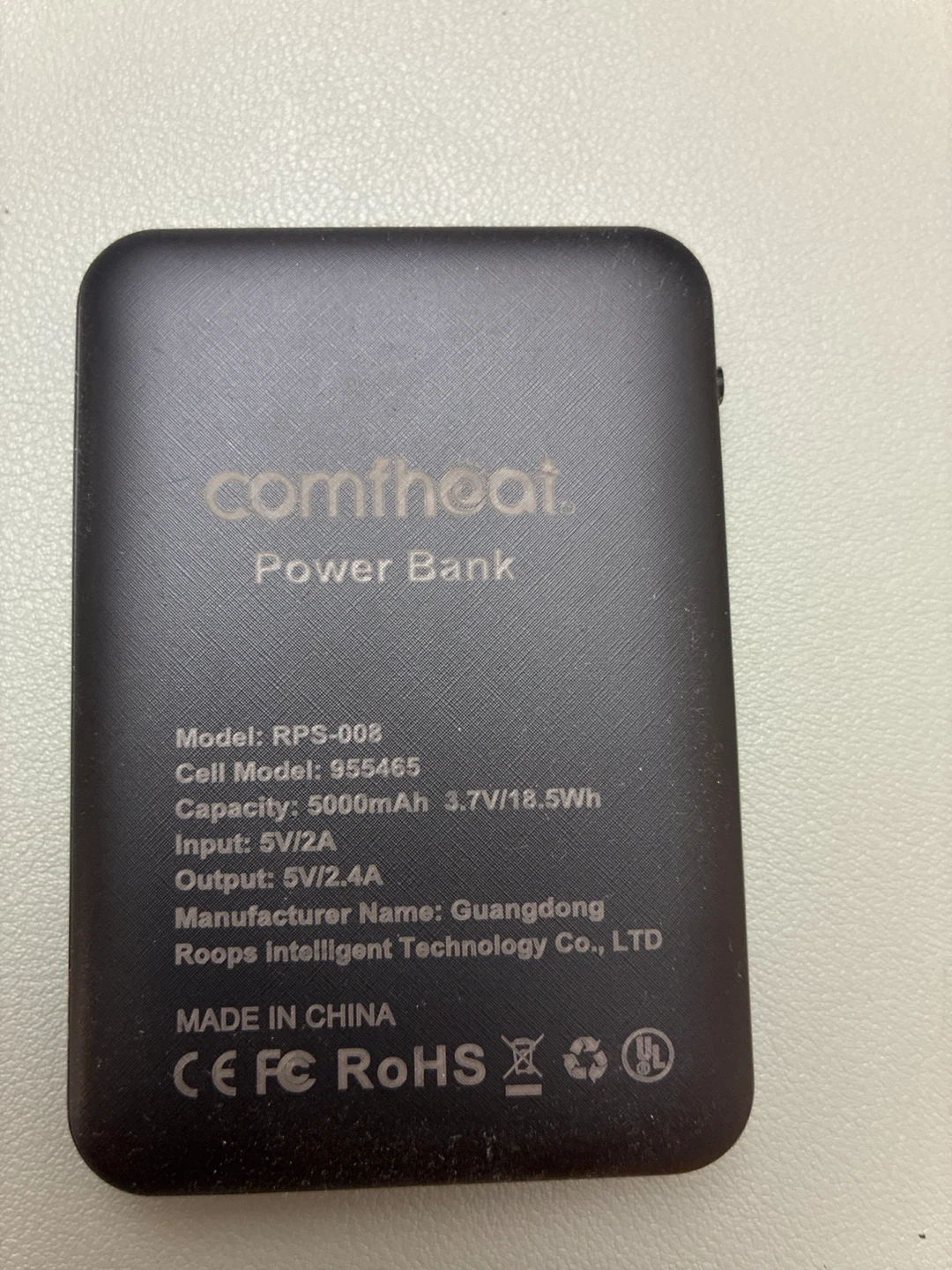 Comheat Power Bank 5000mAh