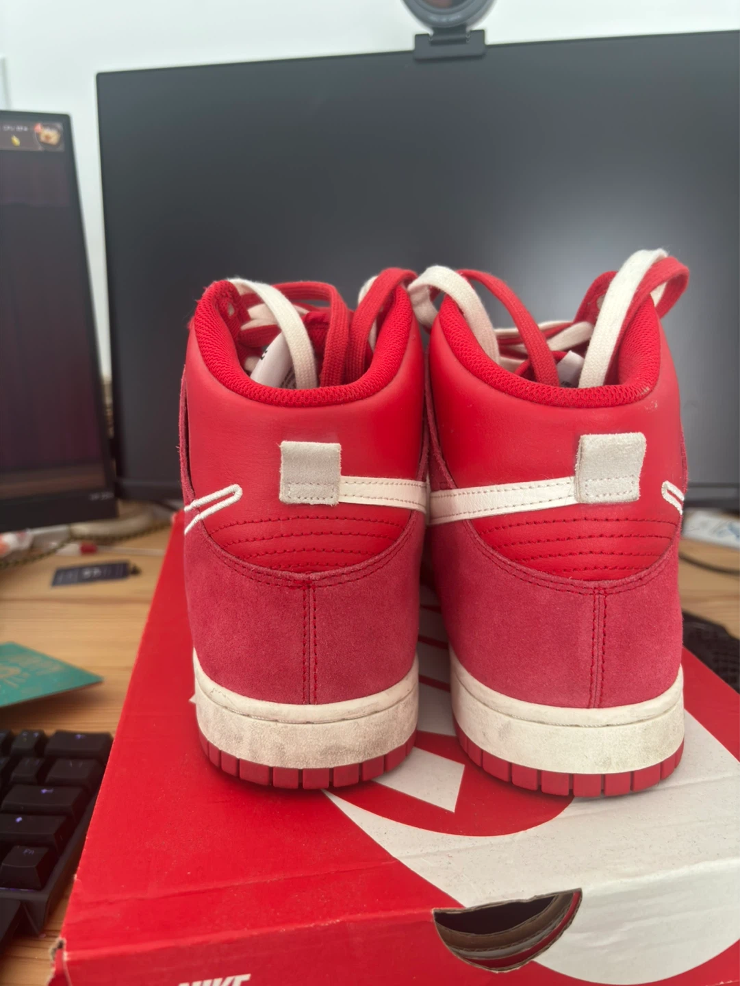 Nike Dunk High Top “First Use” University Red - photo 5