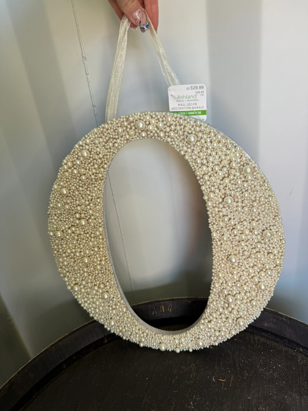 Ashland Pearl Embellished Wall Decor Letter 'R' - photo 3