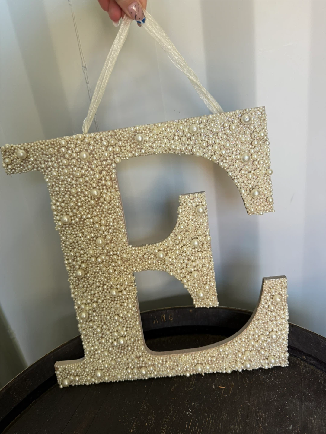 Ashland Pearl Embellished Wall Decor Letter 'R'