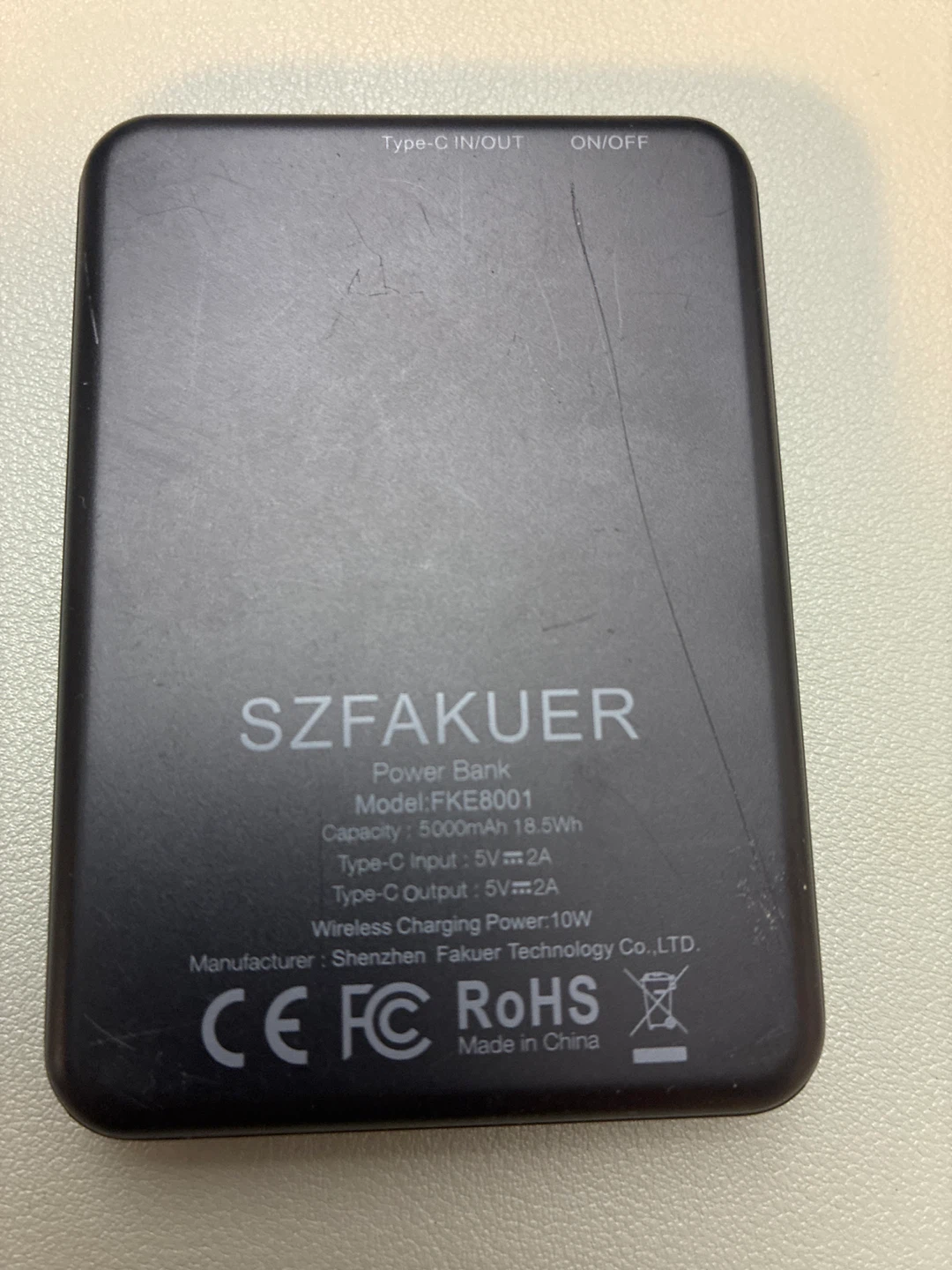 SZFAKUER Power Bank 5000mAh - photo 2