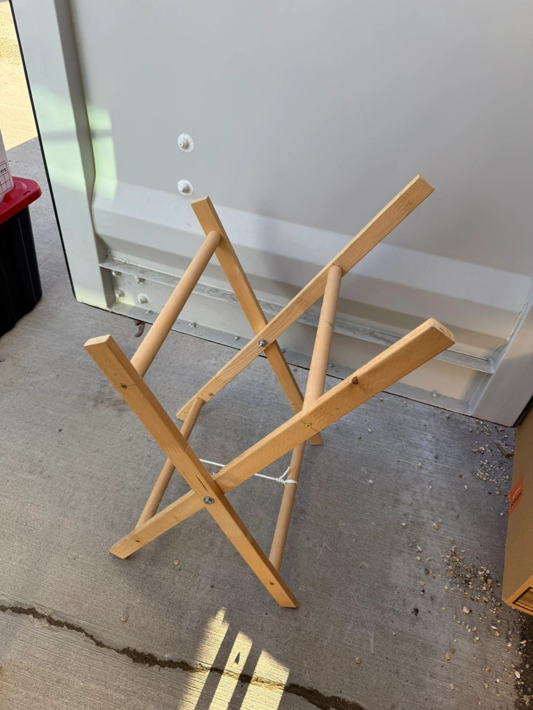 Wooden drying rack - photo 3