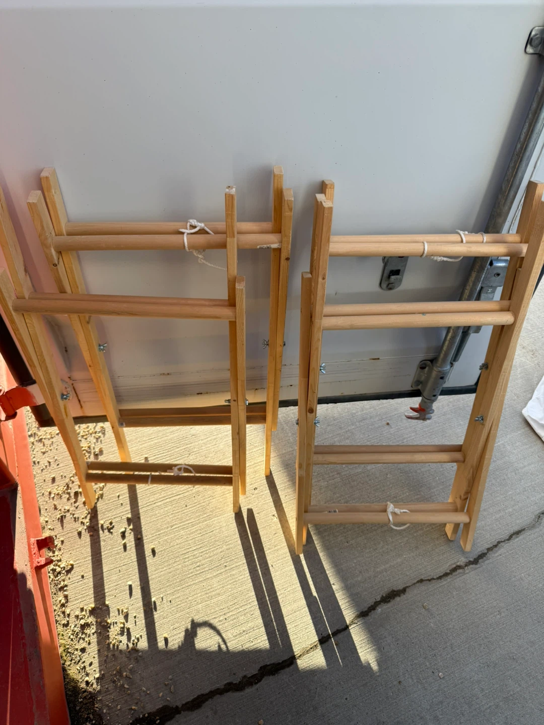 Wooden drying rack - photo 4