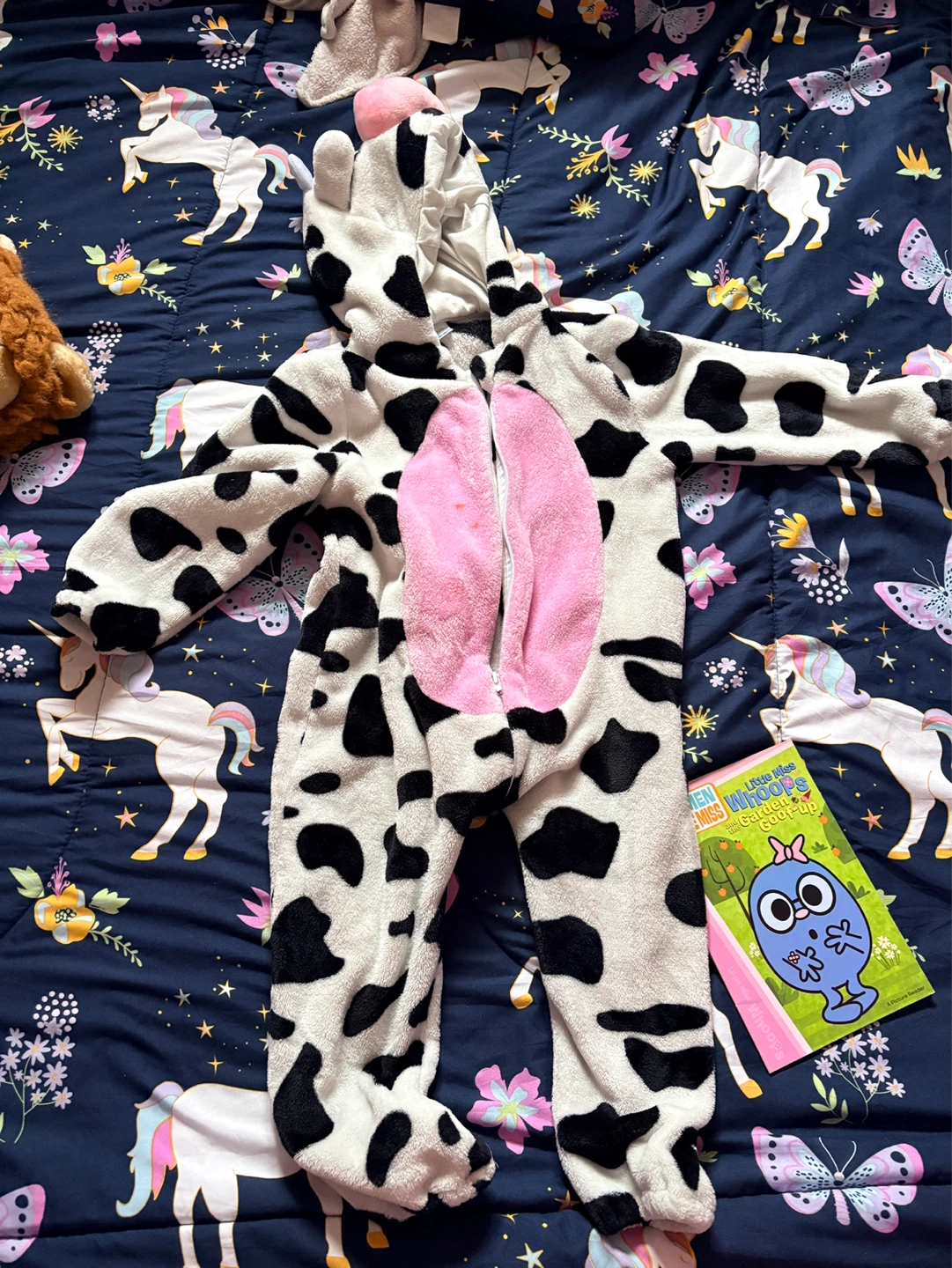 Mylee Cow Pajamas Costume Size 3/4
