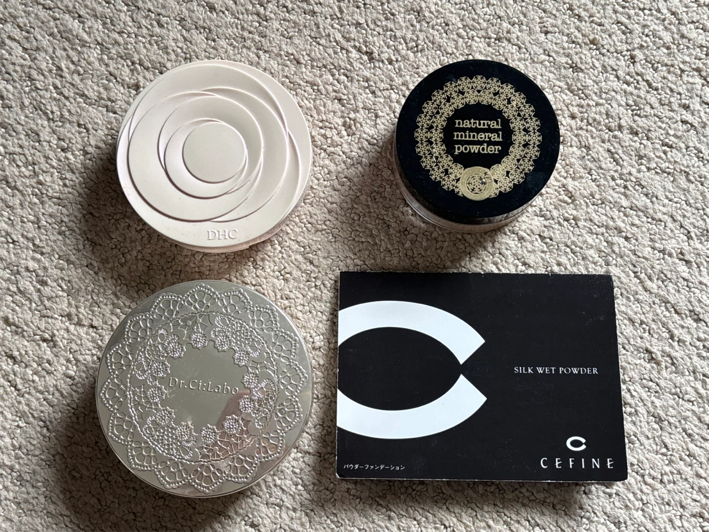 Assorted Japanese Face Powders