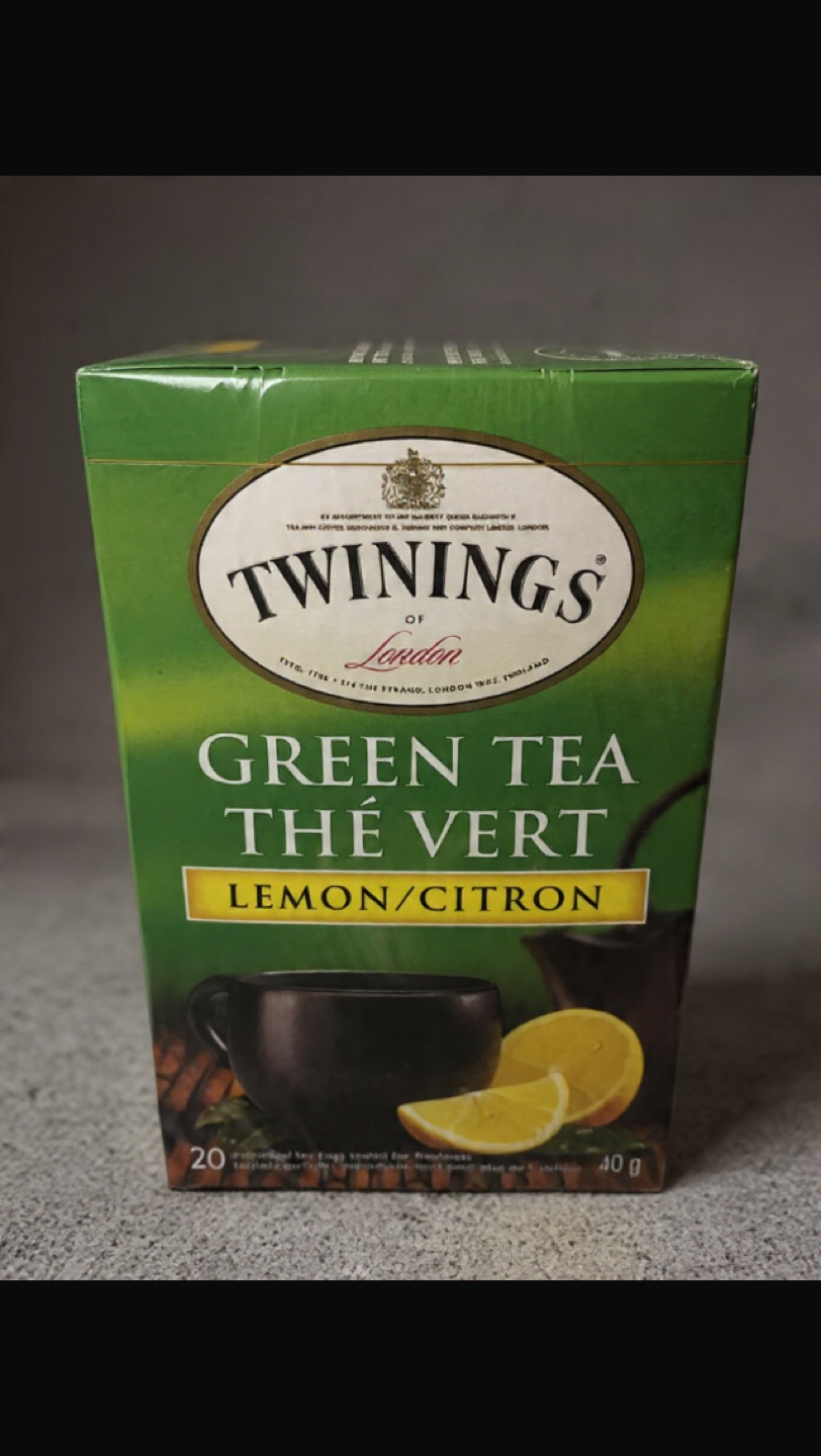 Twinings Green Tea Lemon/Citron 20 Tea Bags