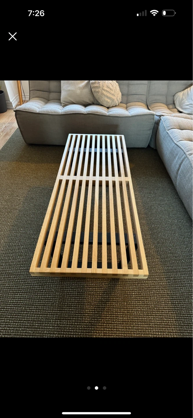 Wooden Slat bench (Nelson bench Repro) - photo 3