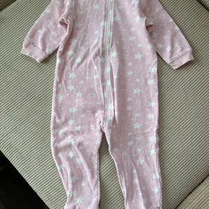 Pink Star Sleeper Onesie