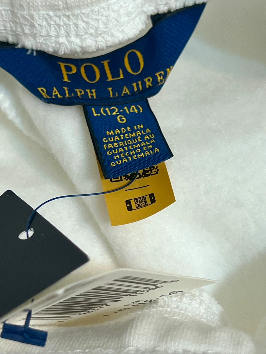 Polo Ralph Lauren Girls White Joggers– Sz LG (12-14) – NWT - photo 5