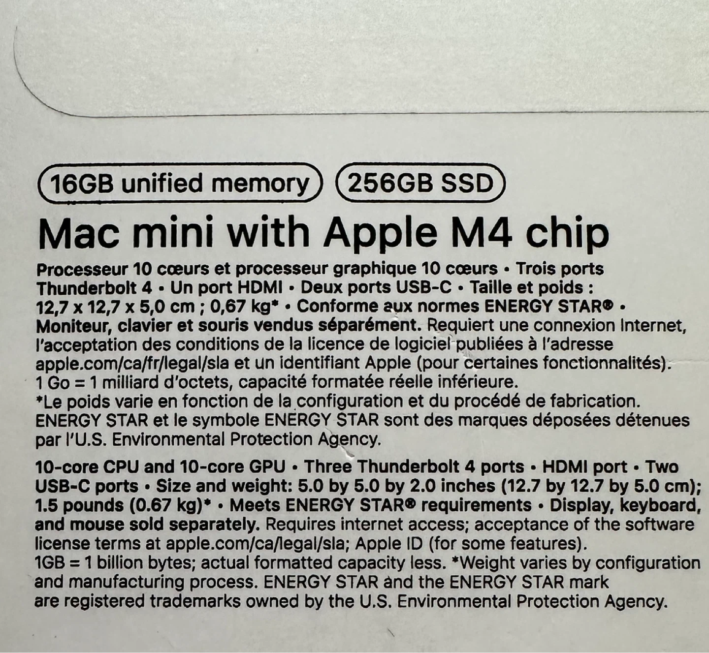 Mac mini m4 16 GB ram 256 GB storage - photo 3