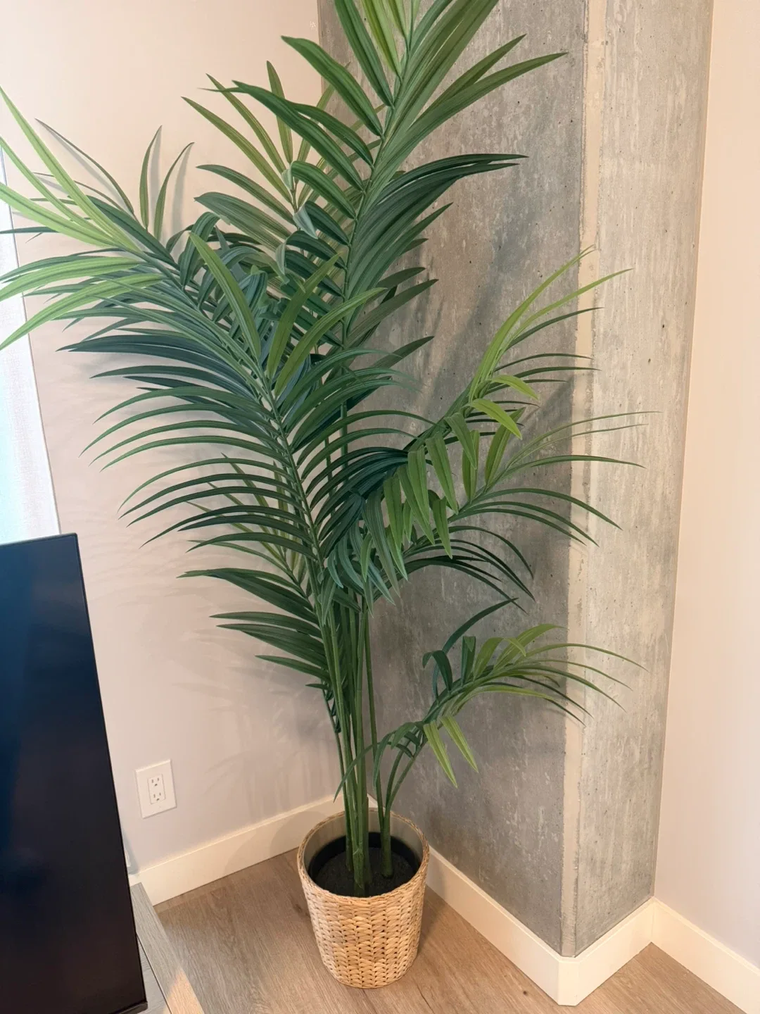 IKEA FEJKA Artificial Palm Plant with Basket Pot
