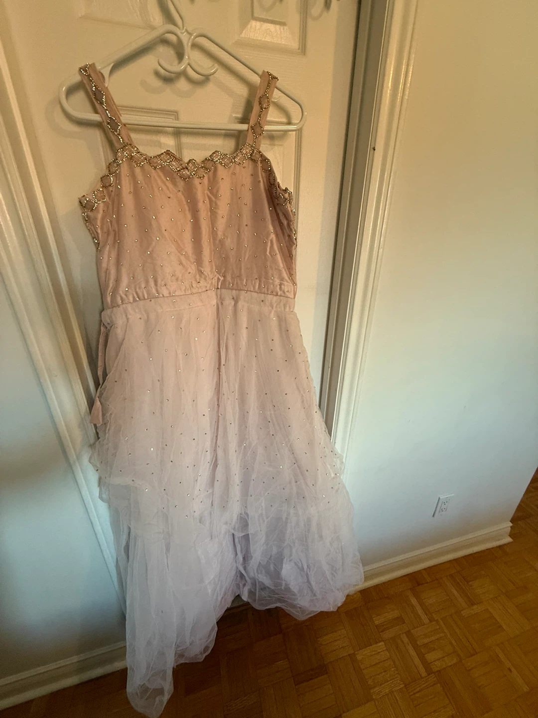 Pink Embellished Tulle Gown - photo 2