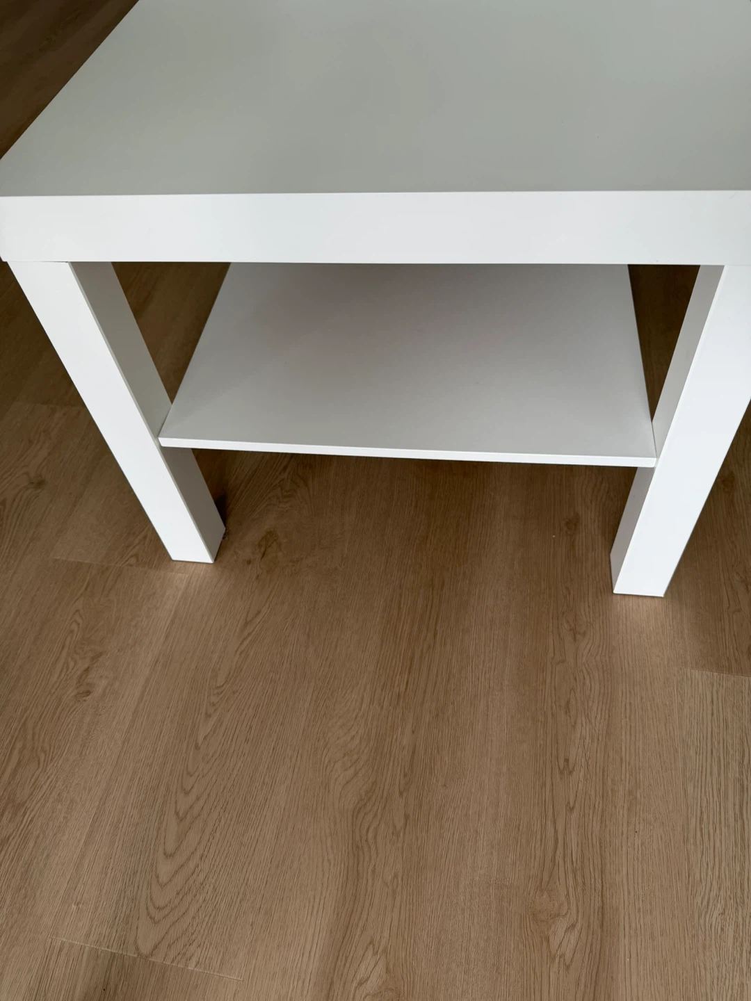 White Coffee Table with Shelf IKEA