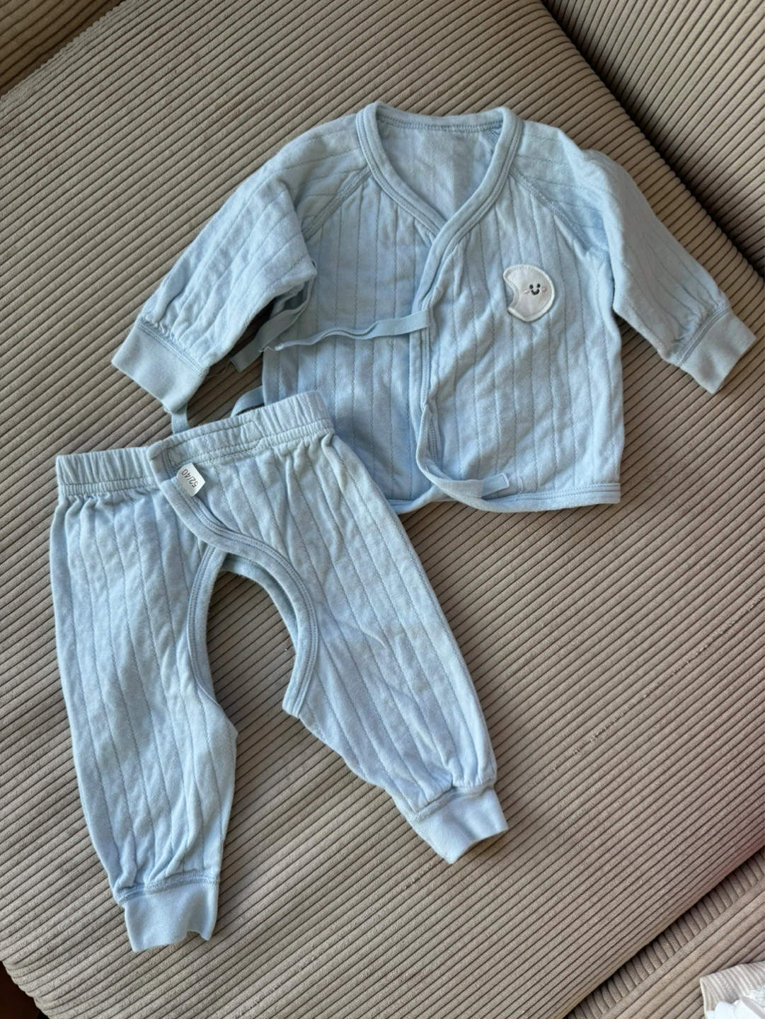 Baby Blue Sleepsuit Set