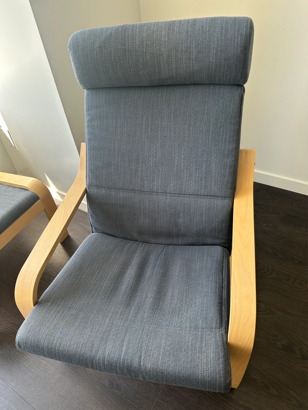 IKEA Poäng Chair and Footstool Set - photo 3