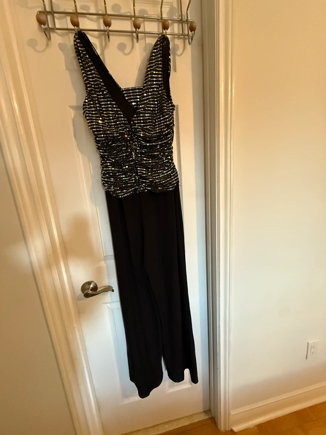 Sparkly Embellished Black Jumpsuit - photo 2