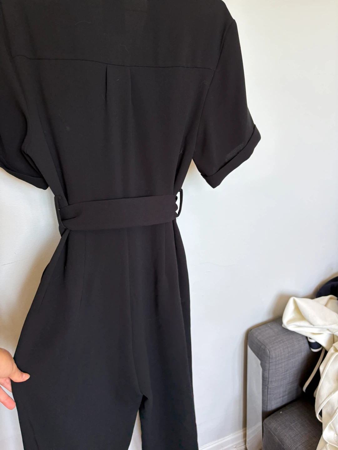 Zara Sleeve Belted Jumpsuit XS - photo 2