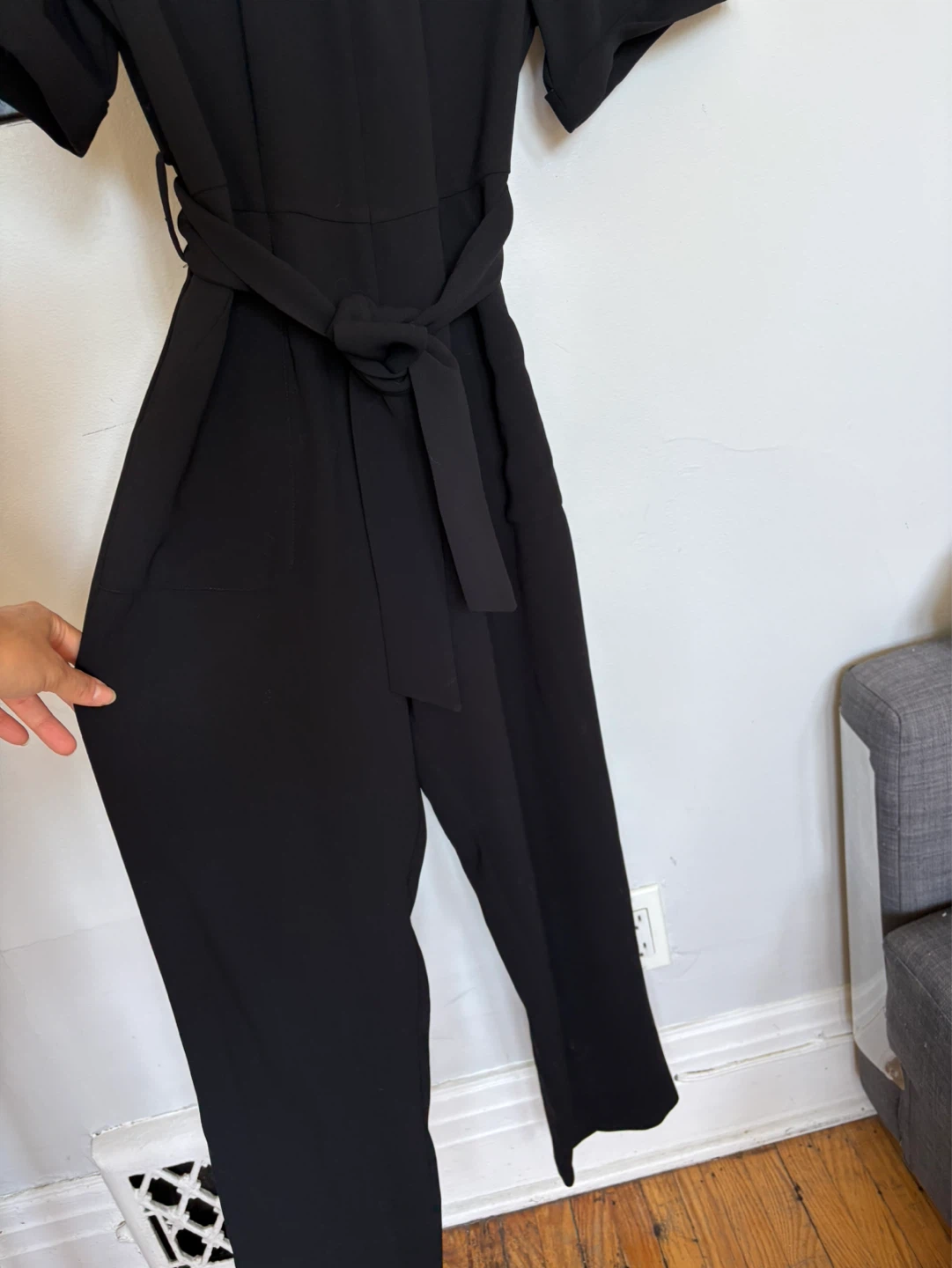 Zara Sleeve Belted Jumpsuit XS - photo 4