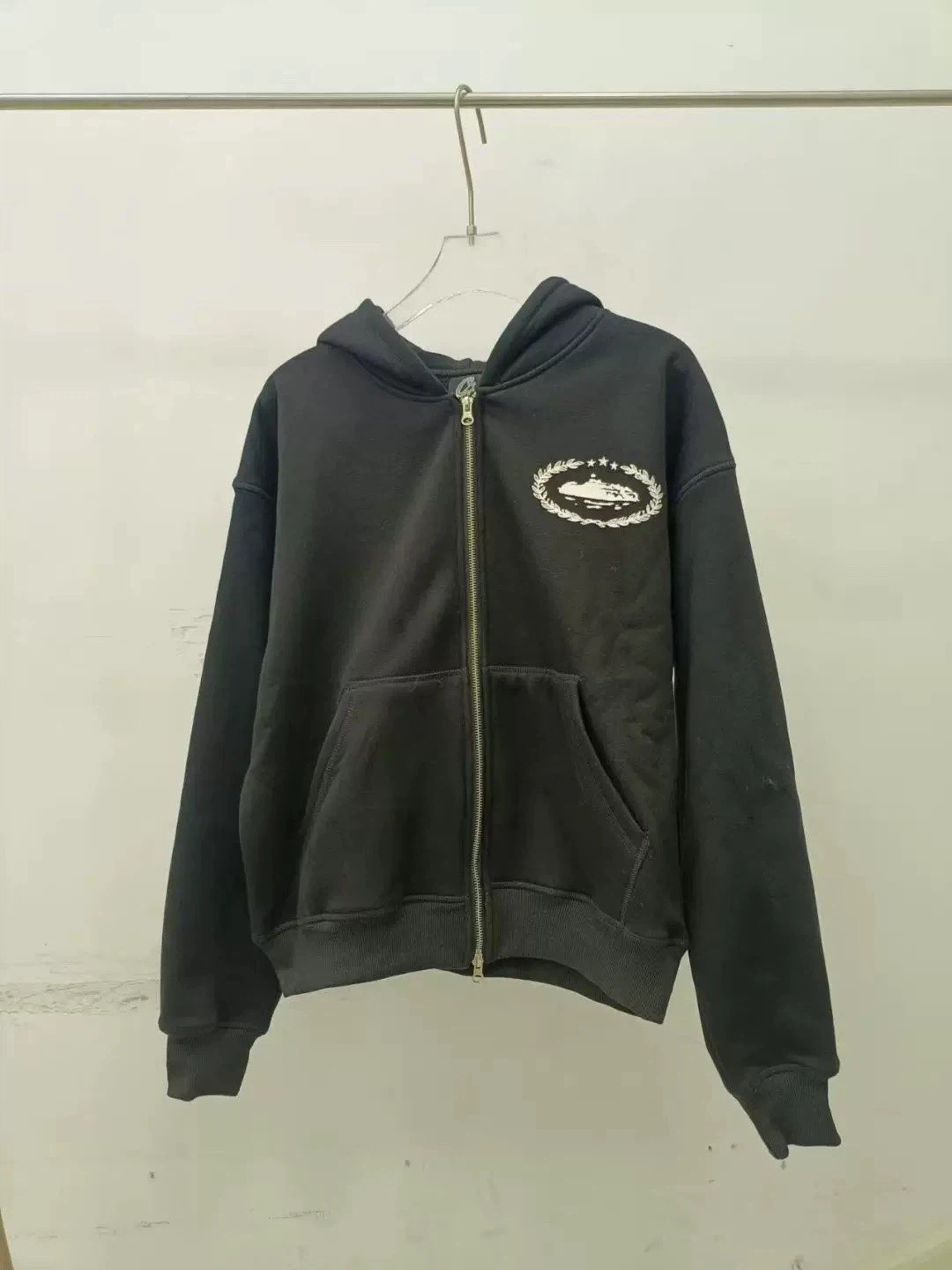 Black Zip-Up Hoodie