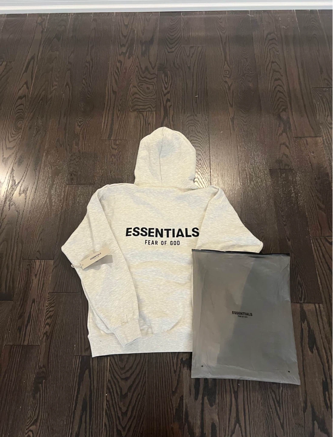 Fear of God Essentials Hoodie Light Grey - photo 2