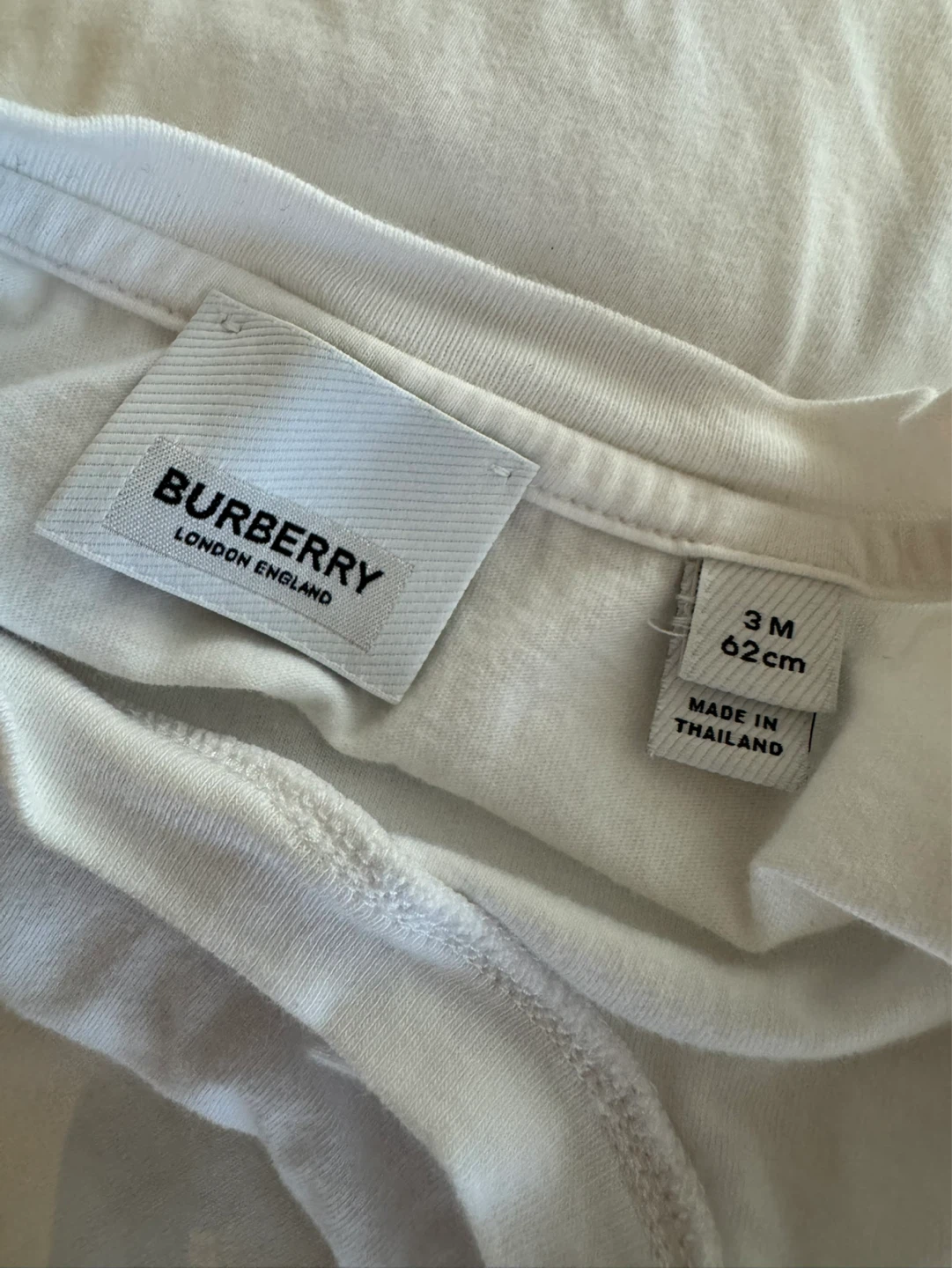 Burberry Baby Romper with Teddy Bear - photo 3