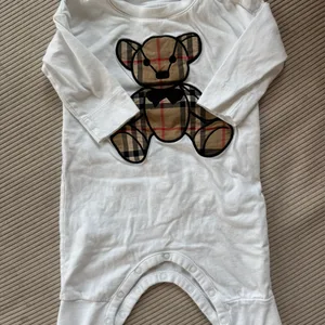 Burberry Baby Romper with Teddy Bear