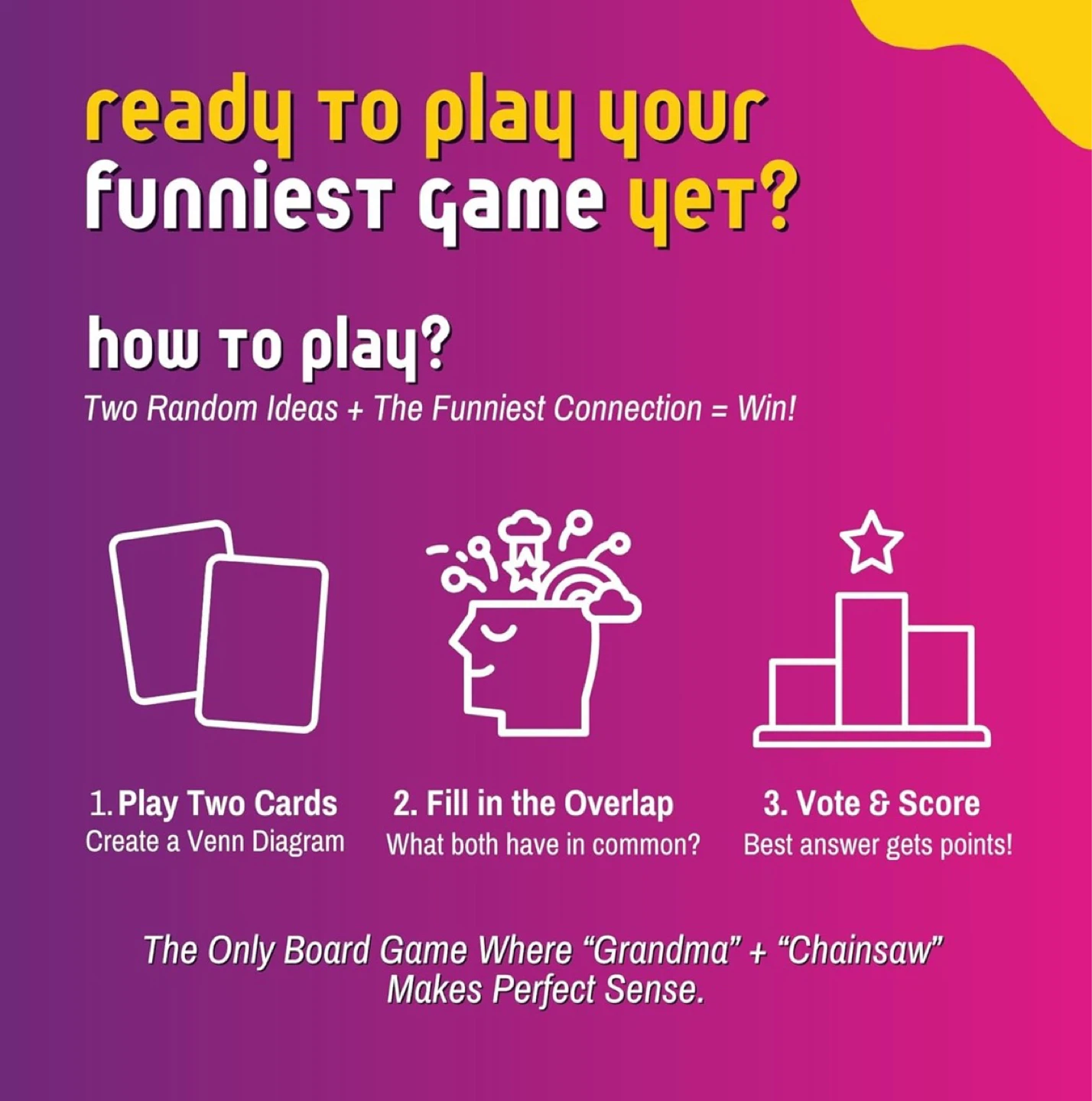 Venns With Benefits Party Game – Brand New & Sealed - photo 4