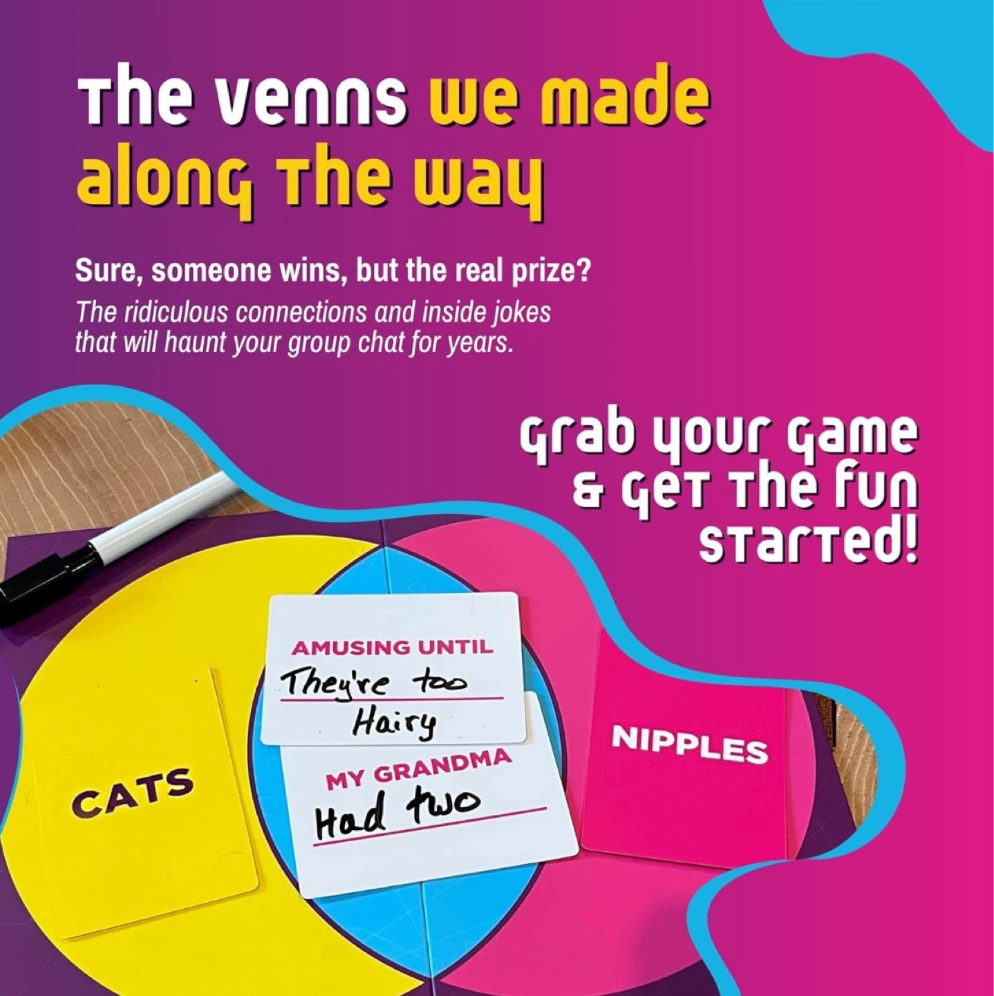 Venns With Benefits Party Game – Brand New & Sealed - photo 5