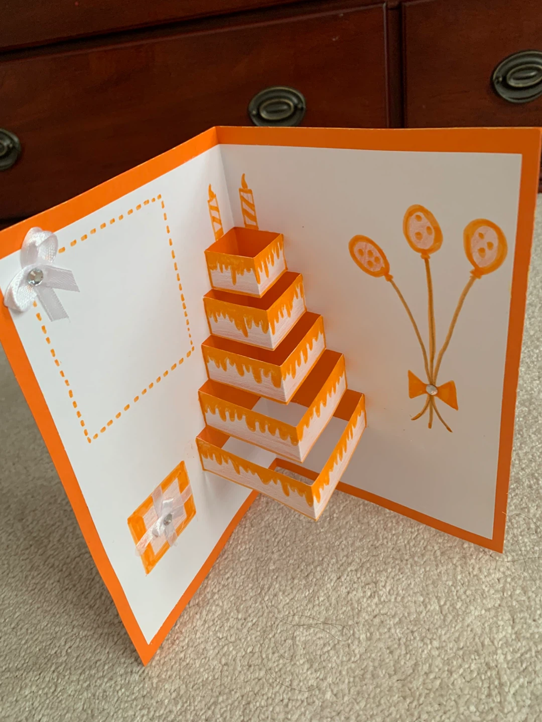 Handmade Pop-Up Birthday Card
