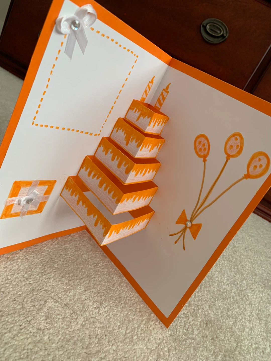 Handmade Pop-Up Birthday Card - photo 2