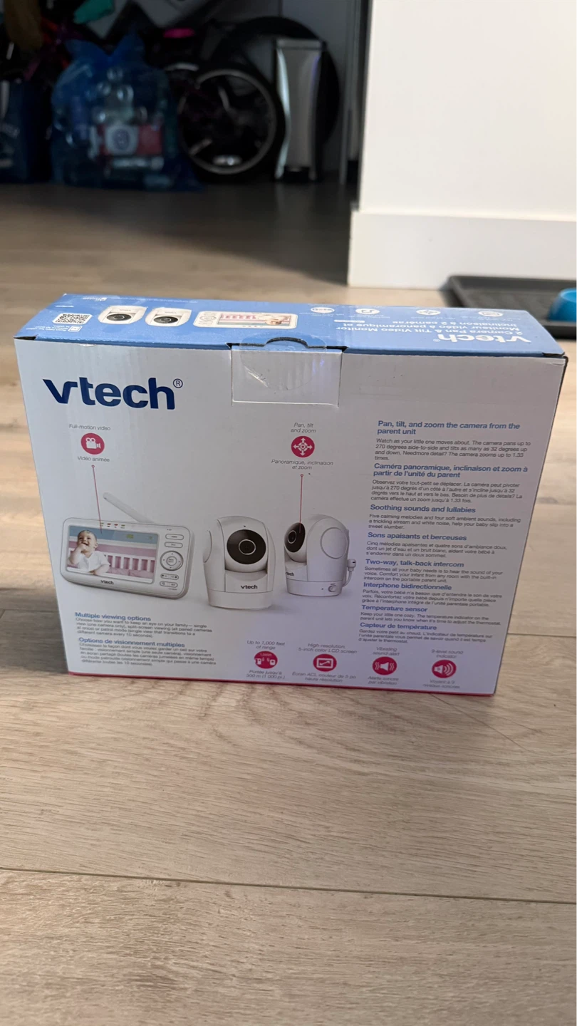 BRAND NEW - VTech 2 Camera Pan & Tilt Video Monitor - photo 2