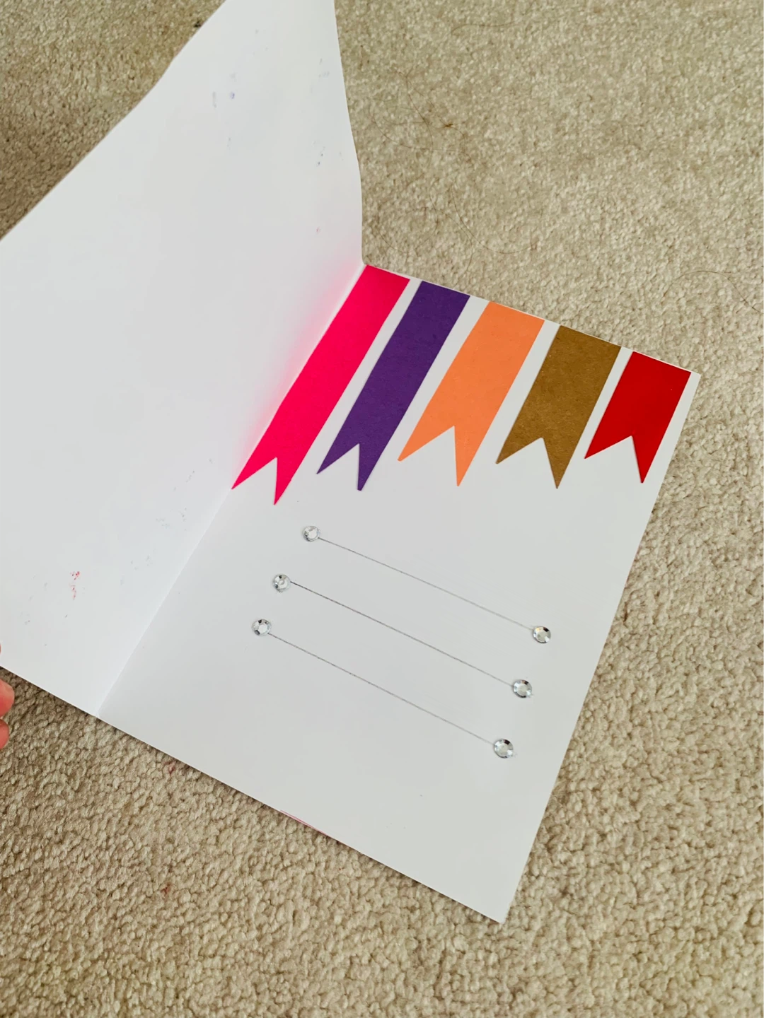 Handmade Card with Decorative Embellishments - photo 2