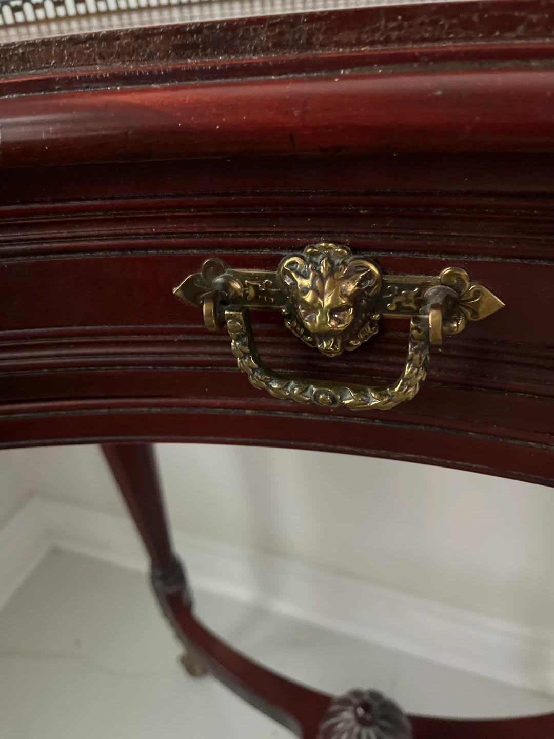 Antique Console Table with Drawer - photo 2