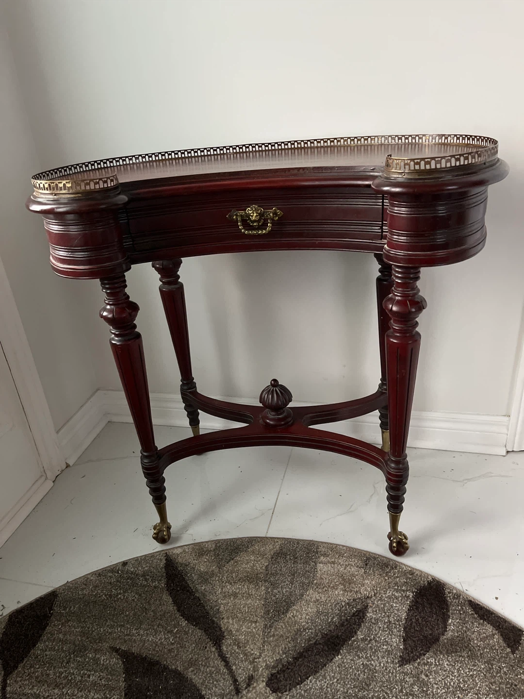 Antique Console Table with Drawer
