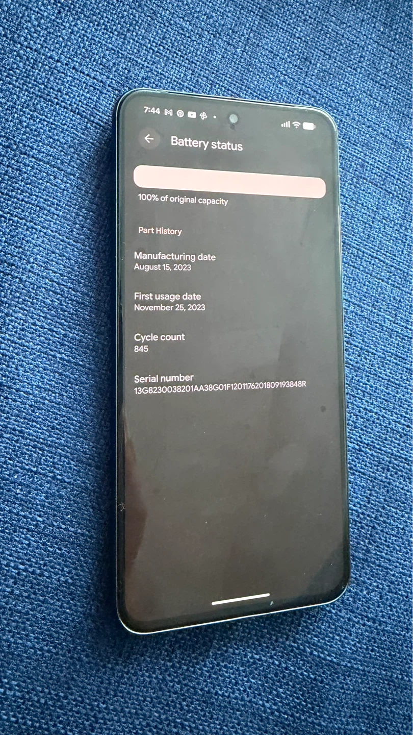 Google Pixel 8 with cover