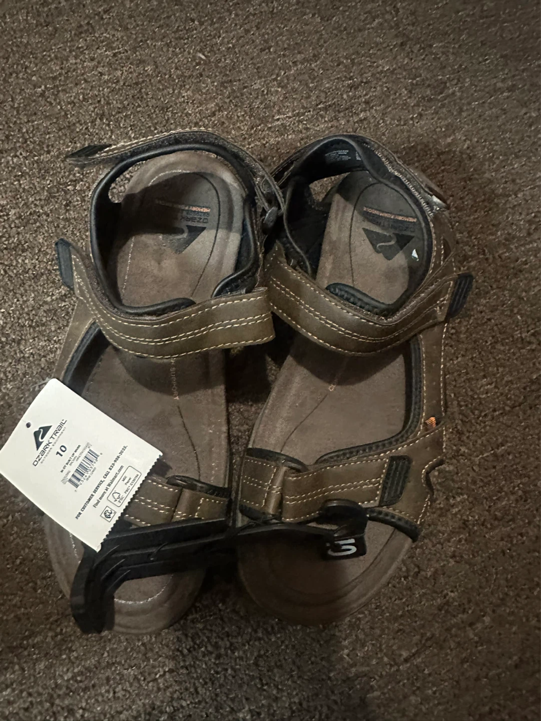 Ozark Trail Men's Brown Sandals Size 10 - photo 2