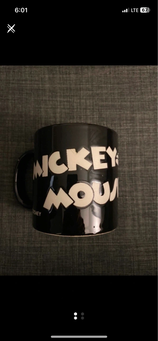 Chipped Disney Mickey Mouse Mug