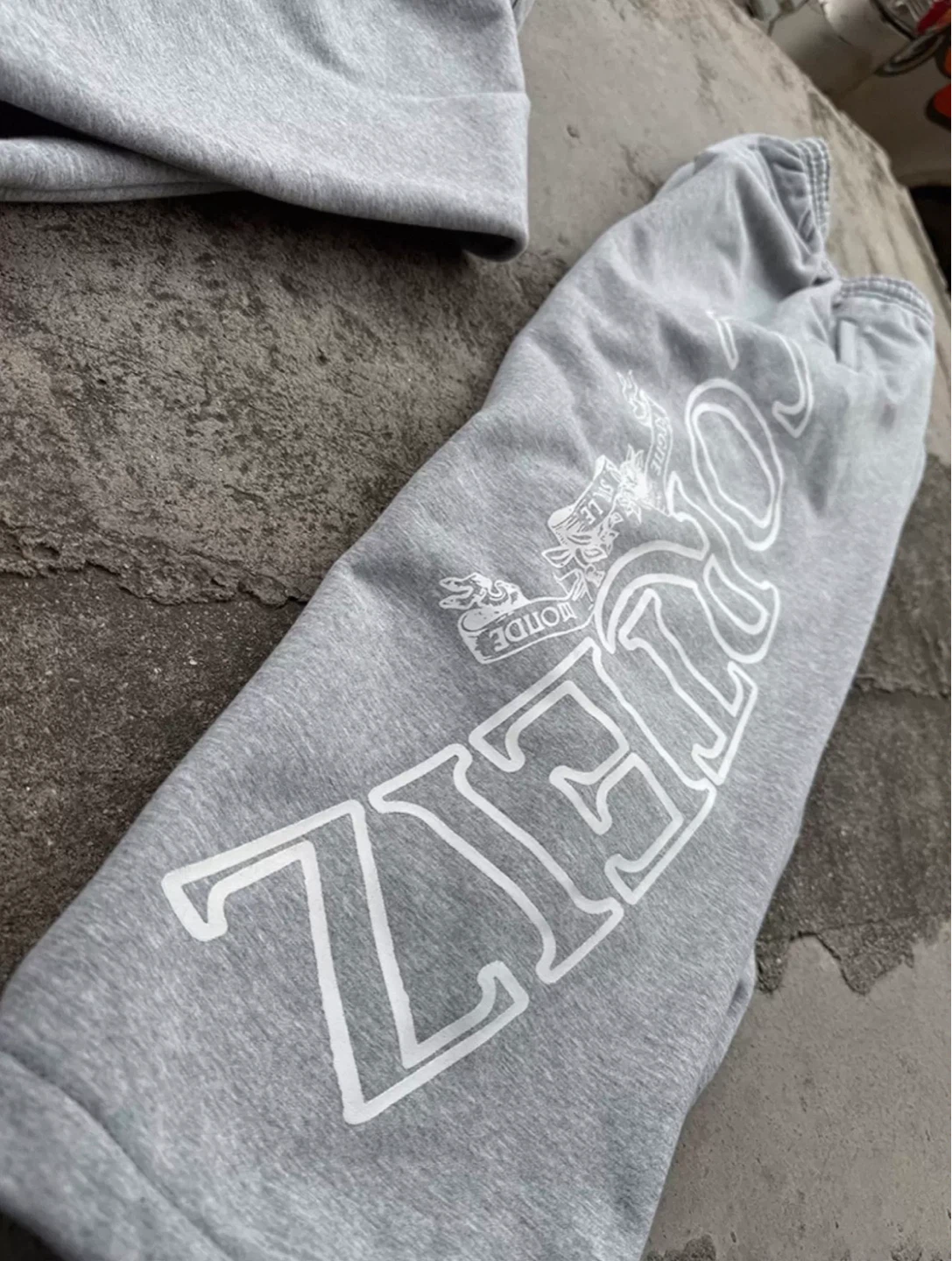 Grey CORTEIZ Hoodie and Joggers Set - photo 4