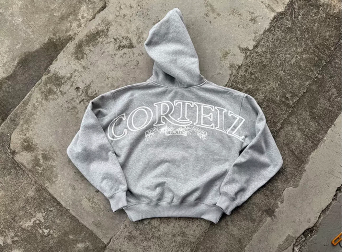 Grey CORTEIZ Hoodie and Joggers Set - photo 3