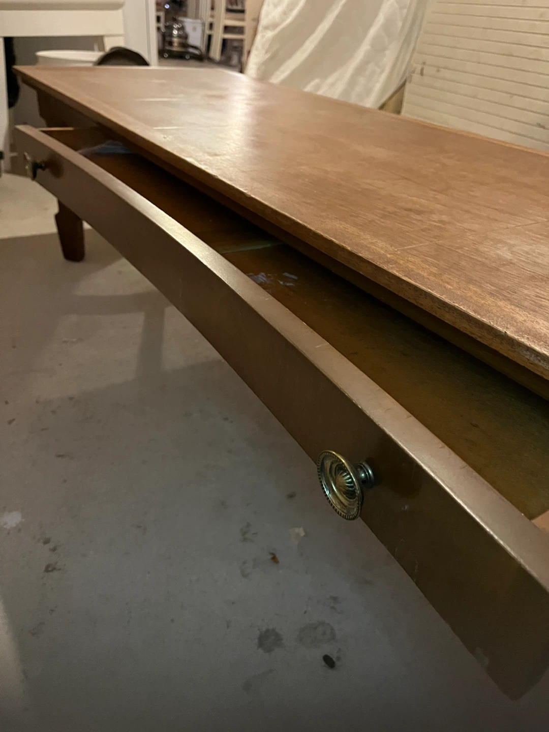 Wooden Coffee Table with Drawer (real wood) - photo 5