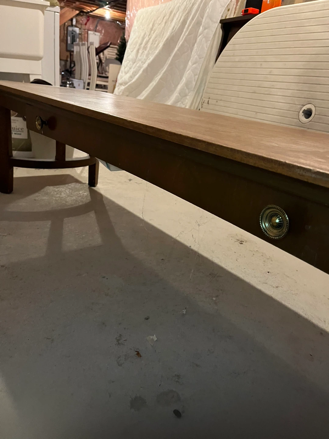 Wooden Coffee Table with Drawer (real wood) - photo 4